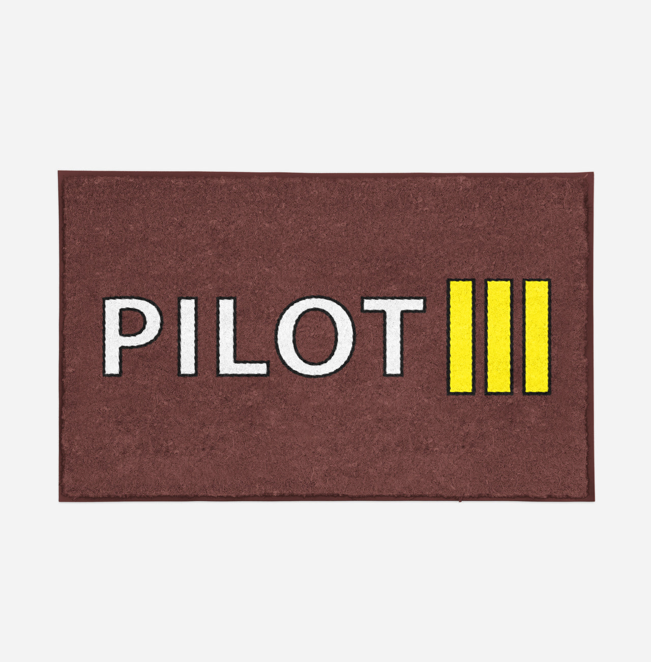 Pilot & Stripes (3 Lines) Designed Door Mats