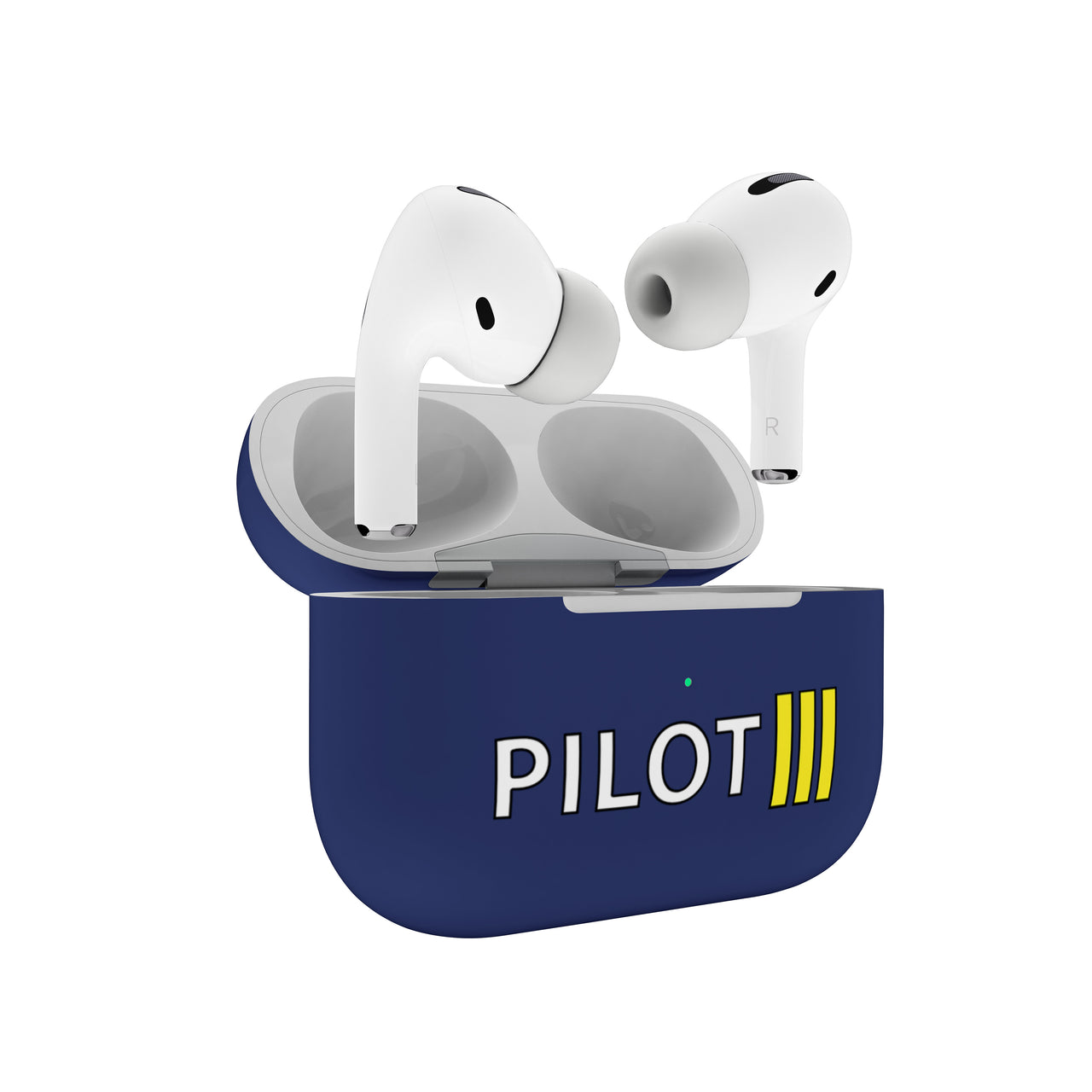 Pilot & Stripes (3 Lines) Designed AirPods  Cases