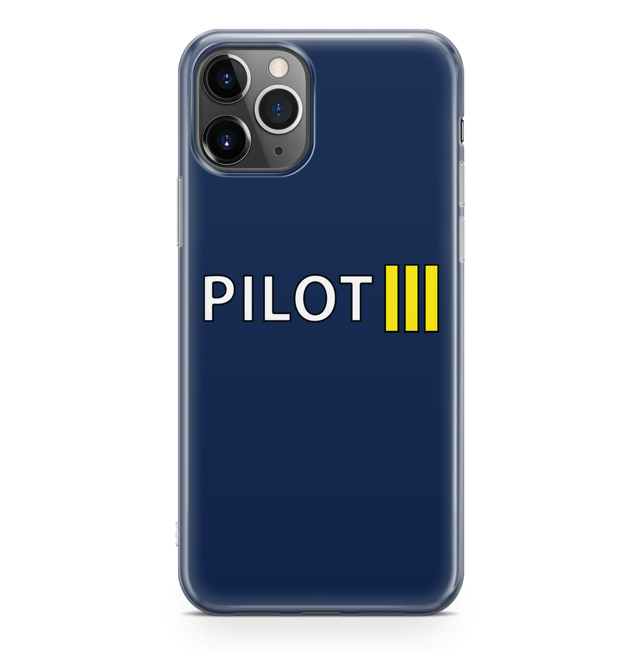 Pilot & Stripes (3 Lines) Designed iPhone Cases