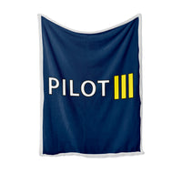 Thumbnail for Pilot & Stripes (3 Lines) Designed Bed Blankets & Covers