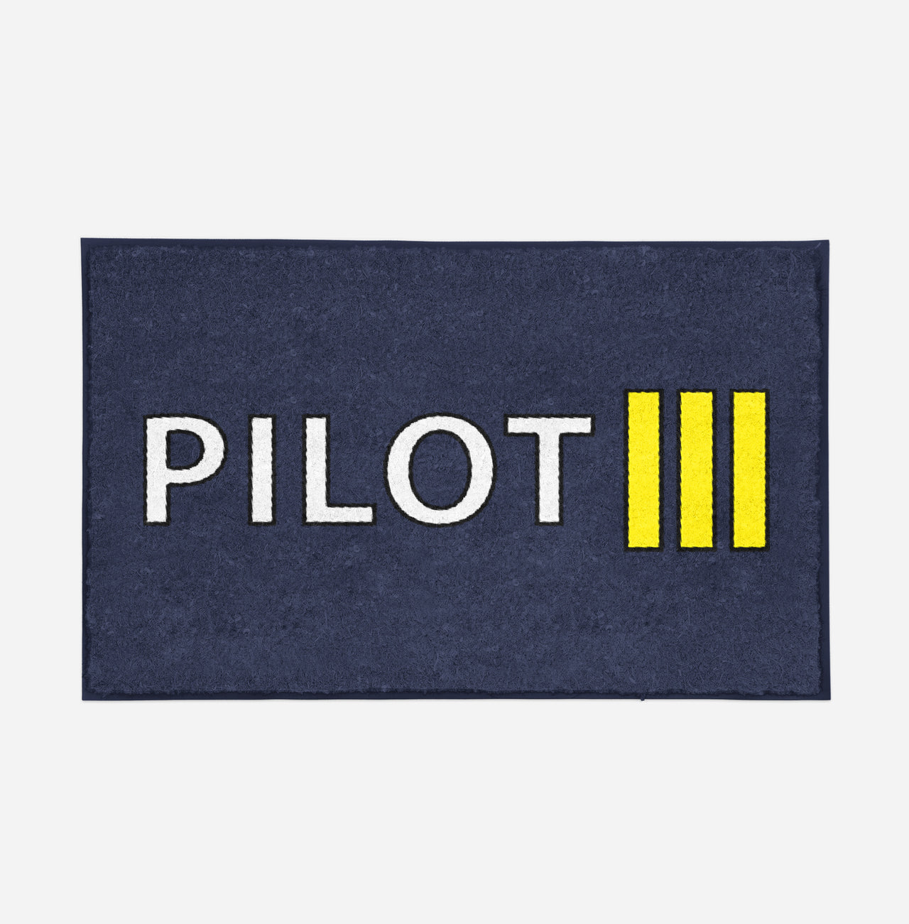 Pilot & Stripes (3 Lines) Designed Door Mats