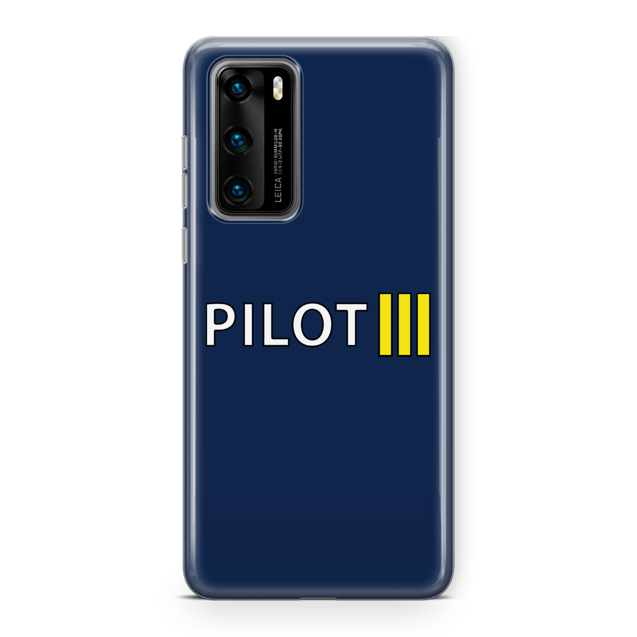Pilot & Stripes (3 Lines) Designed Huawei Cases