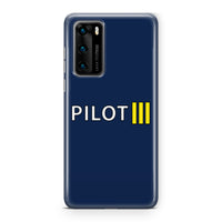 Thumbnail for Pilot & Stripes (3 Lines) Designed Huawei Cases