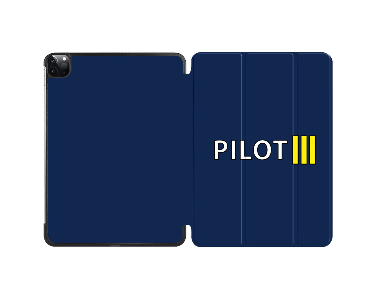 Pilot & Stripes (3 Lines) Designed iPad Cases