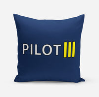 Thumbnail for Pilot & Stripes (3 Lines) Designed Pillows