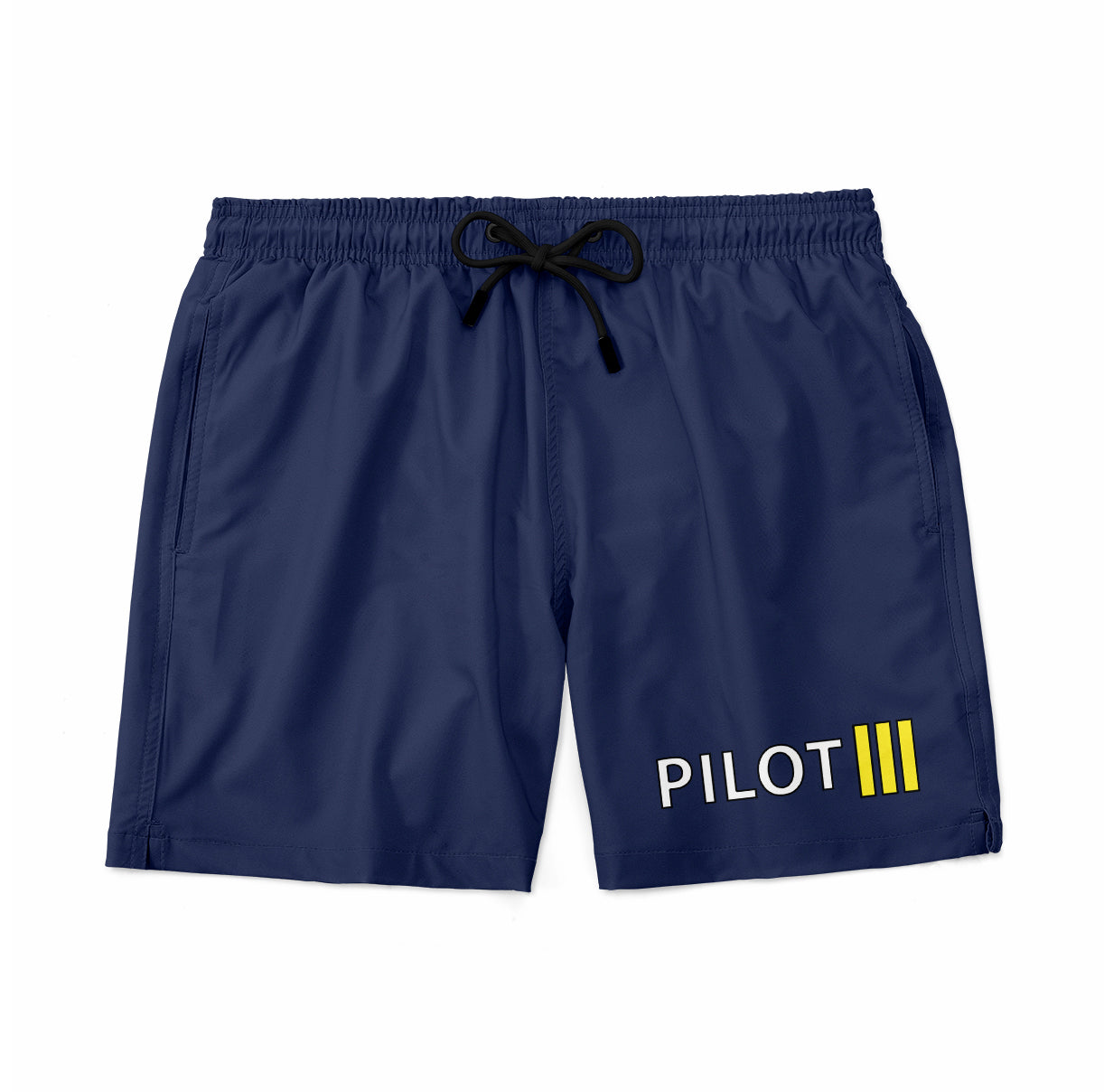 Pilot & Stripes (3 Lines) Designed Swim Trunks & Shorts