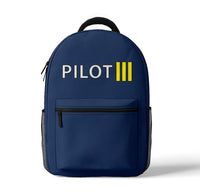 Thumbnail for Pilot & Stripes (3 Lines) Designed 3D Backpacks