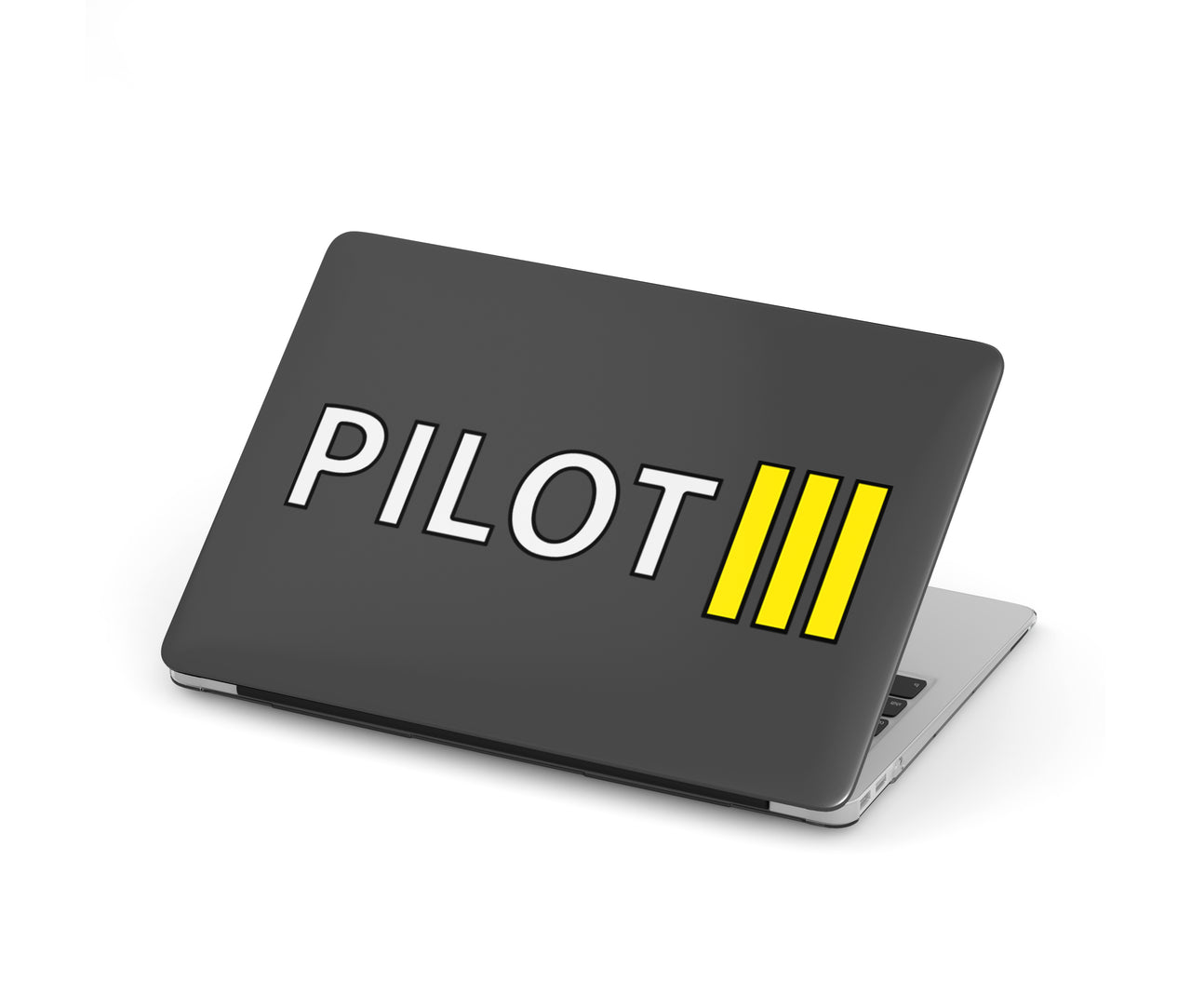 Pilot & Stripes (3 Lines) Designed Macbook Cases