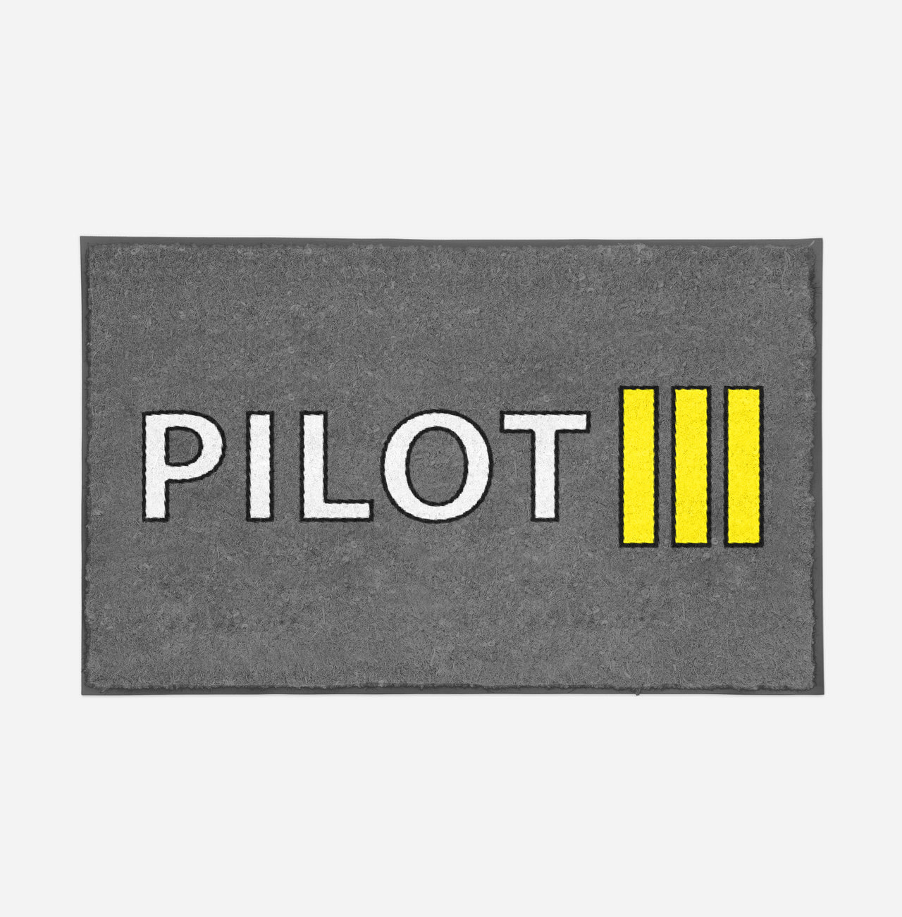 Pilot & Stripes (3 Lines) Designed Door Mats