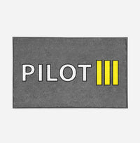Thumbnail for Pilot & Stripes (3 Lines) Designed Door Mats
