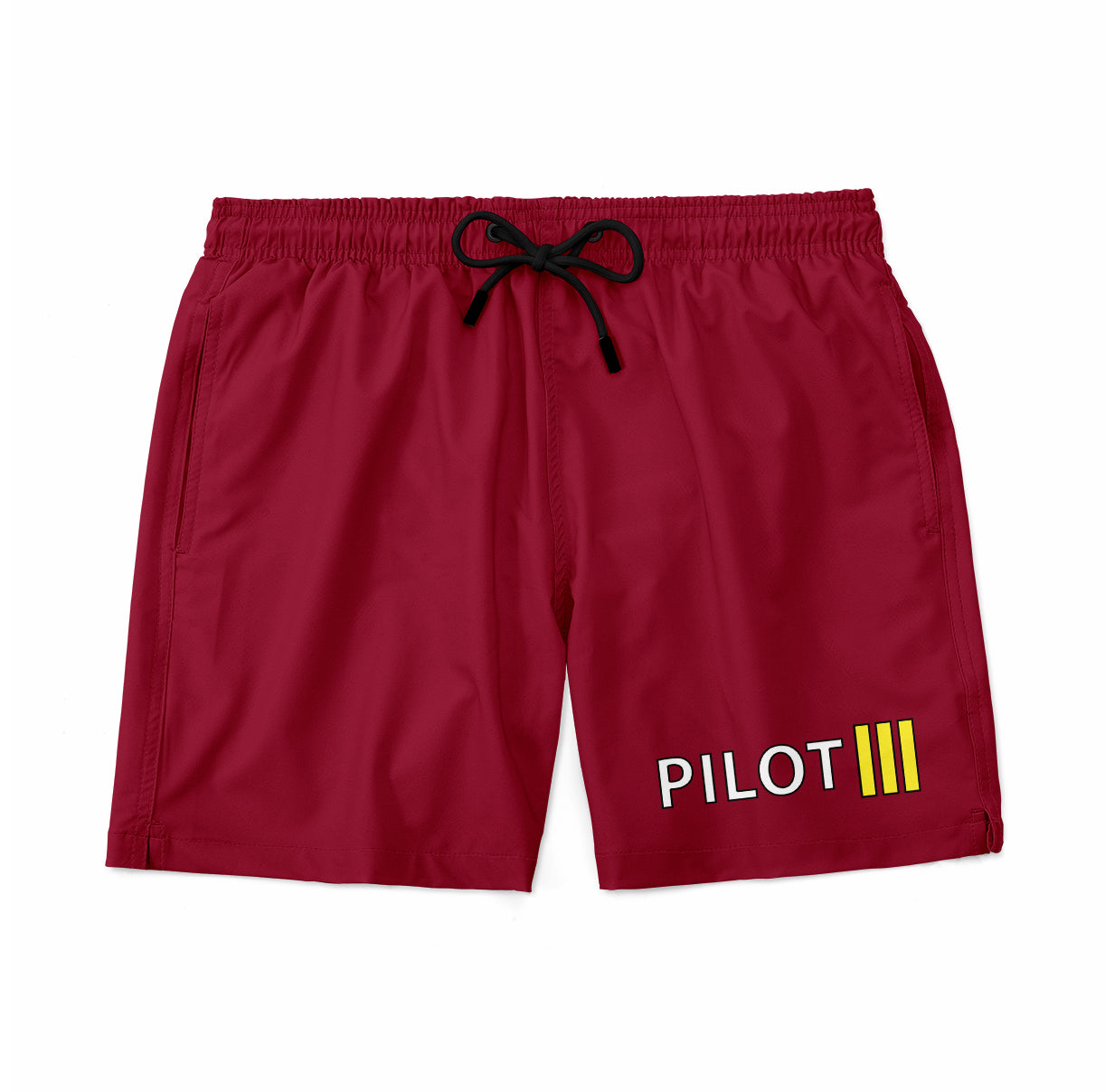 Pilot & Stripes (3 Lines) Designed Swim Trunks & Shorts