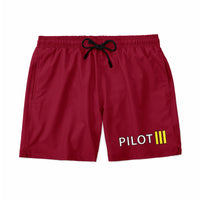 Thumbnail for Pilot & Stripes (3 Lines) Designed Swim Trunks & Shorts