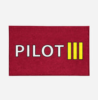 Thumbnail for Pilot & Stripes (3 Lines) Designed Door Mats