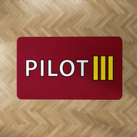 Thumbnail for Pilot & Stripes (3 Lines) Designed Carpet & Floor Mats