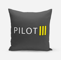 Thumbnail for Pilot & Stripes (3 Lines) Designed Pillows