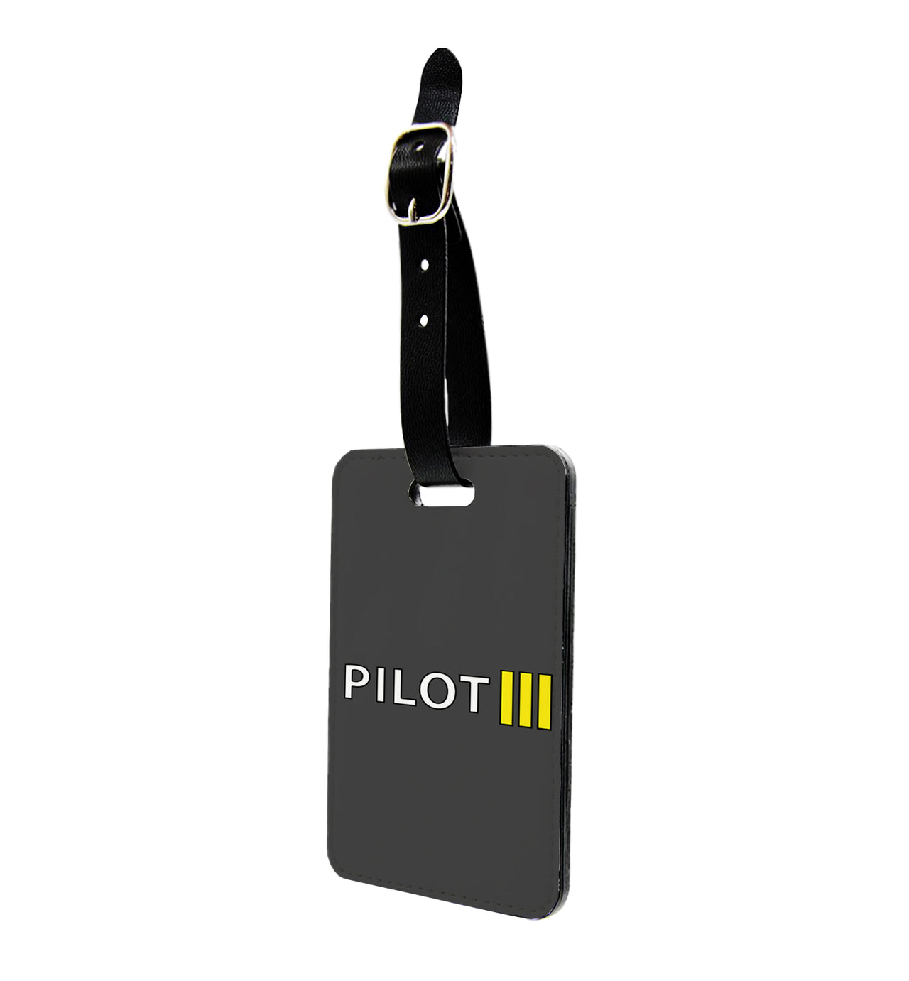Pilot & Stripes (3 Lines) Designed Luggage Tag