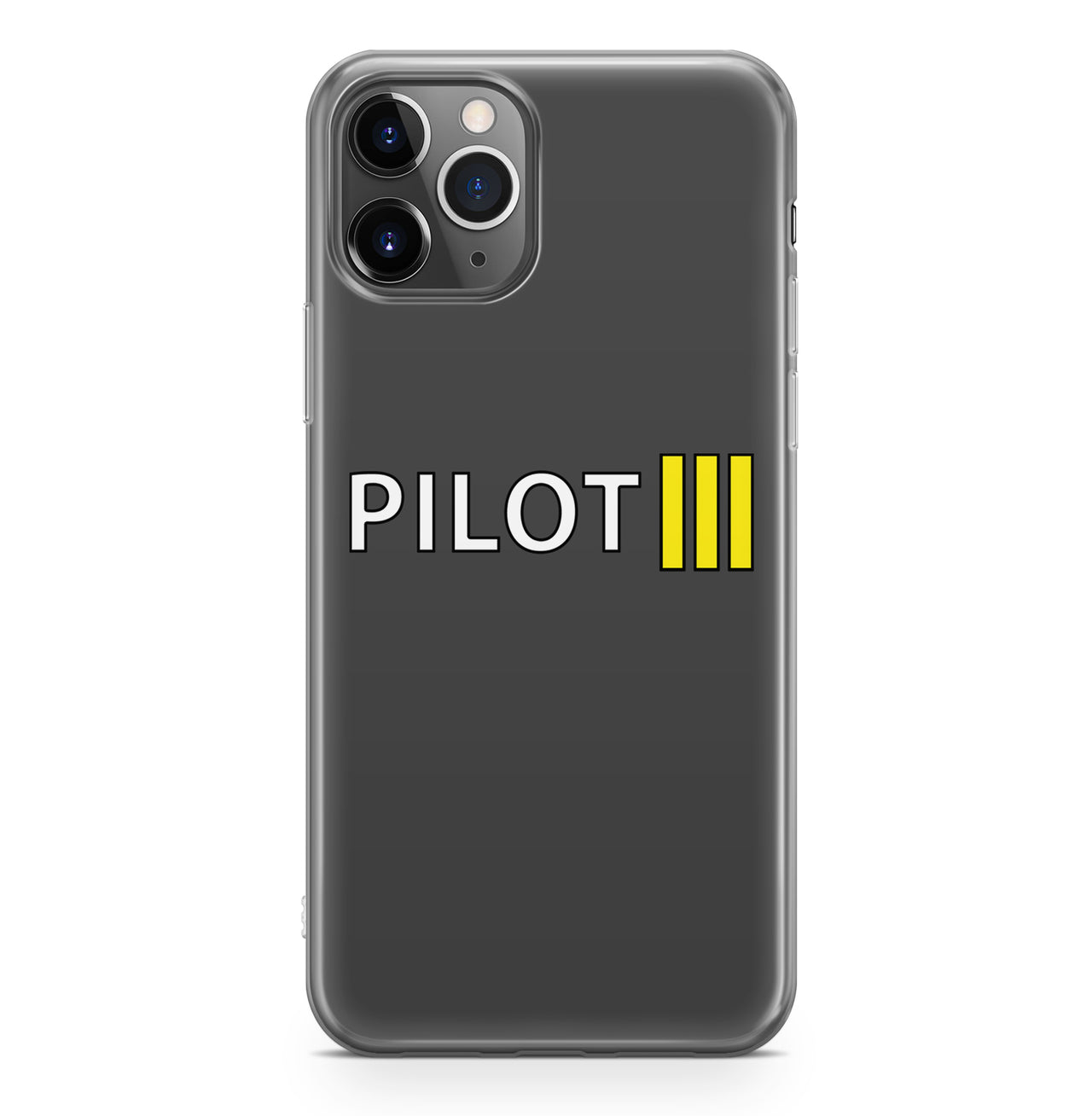 Pilot & Stripes (3 Lines) Designed iPhone Cases