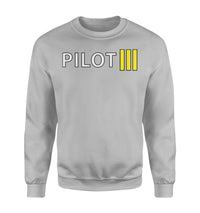 Thumbnail for Pilot & Stripes (3 Lines) Designed Sweatshirts