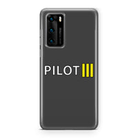 Thumbnail for Pilot & Stripes (3 Lines) Designed Huawei Cases