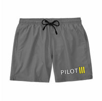 Thumbnail for Pilot & Stripes (3 Lines) Designed Swim Trunks & Shorts