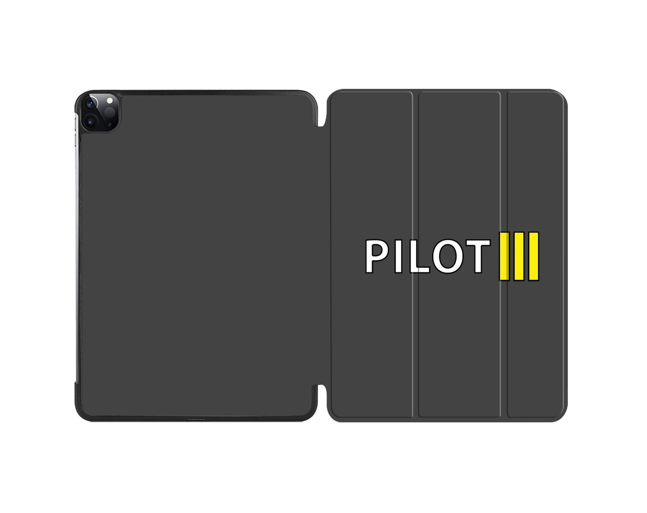 Pilot & Stripes (3 Lines) Designed iPad Cases