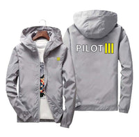 Thumbnail for Pilot & Stripes (3 Lines) Designed Windbreaker Jackets
