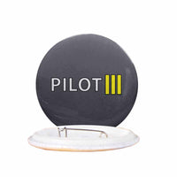 Thumbnail for Pilot & Stripes (3 Lines) Designed Pins