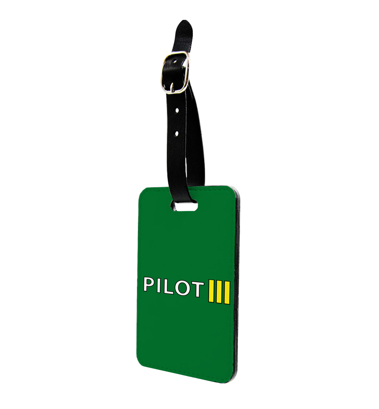 Pilot & Stripes (3 Lines) Designed Luggage Tag