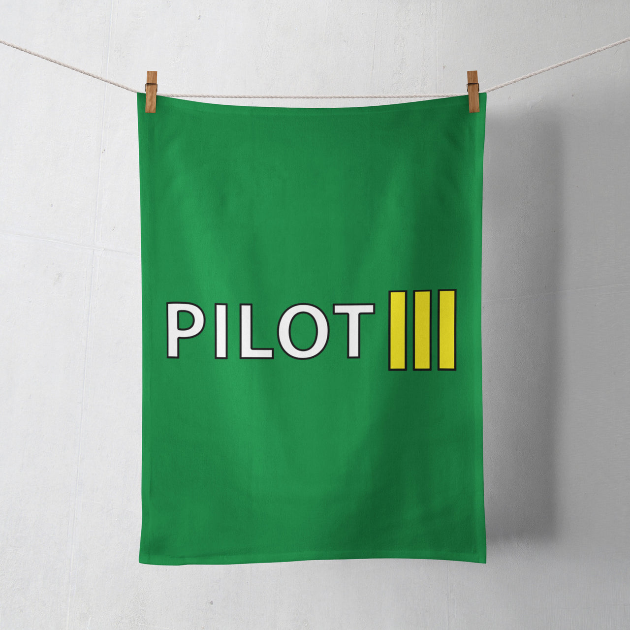 Pilot & Stripes (3 Lines) Designed Towels