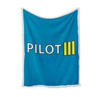 Thumbnail for Pilot & Stripes (3 Lines) Designed Bed Blankets & Covers