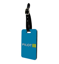 Thumbnail for Pilot & Stripes (3 Lines) Designed Luggage Tag