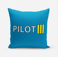 Thumbnail for Pilot & Stripes (3 Lines) Designed Pillows