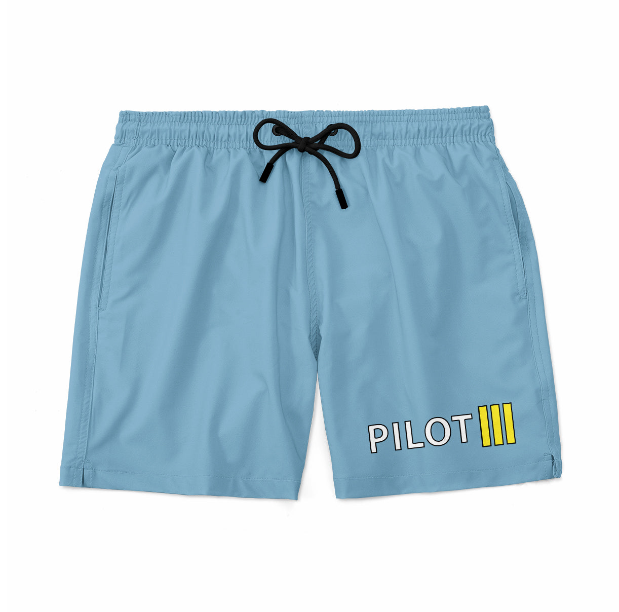 Pilot & Stripes (3 Lines) Designed Swim Trunks & Shorts