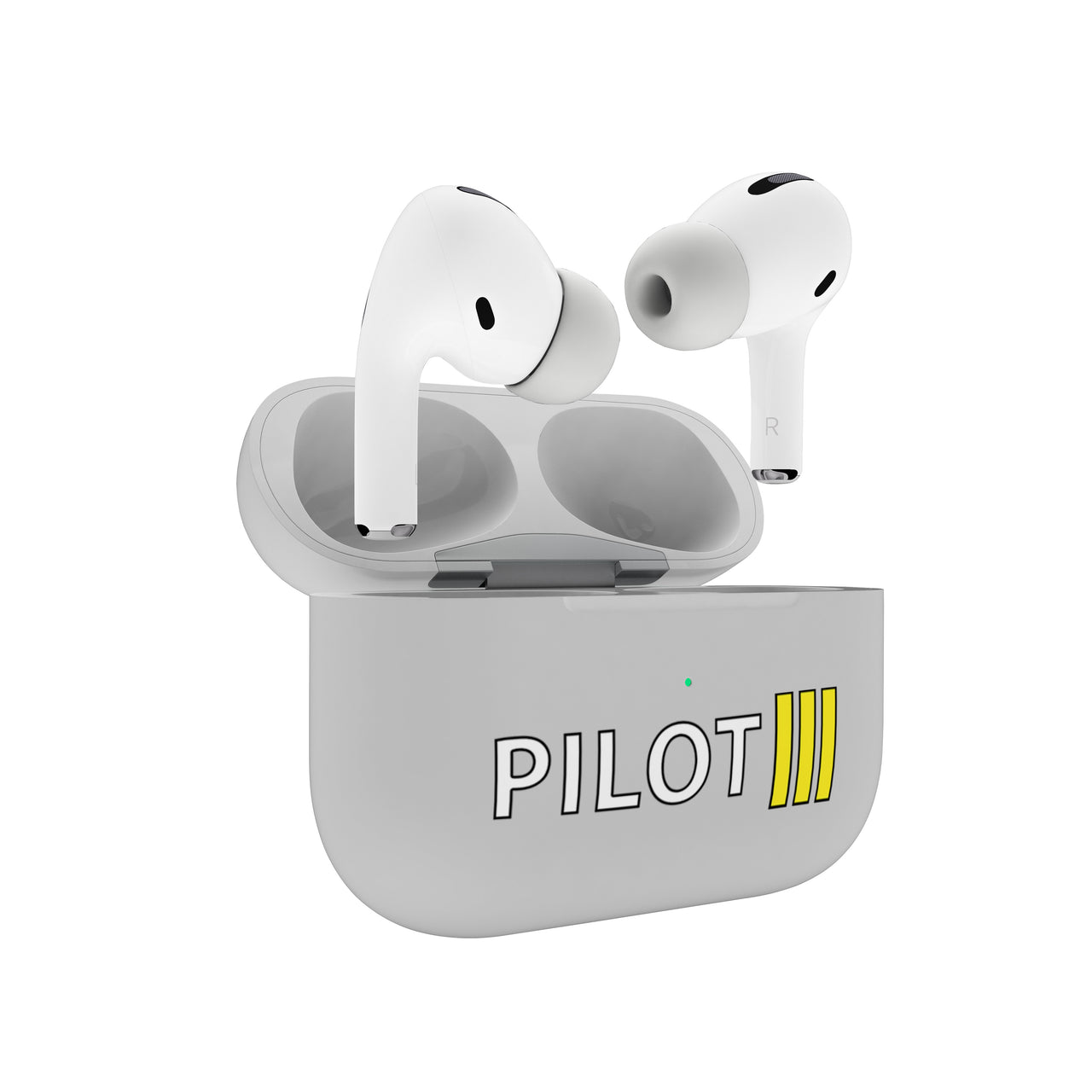 Pilot & Stripes (3 Lines) Designed AirPods  Cases