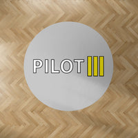 Thumbnail for Pilot & Stripes (3 Lines) Designed Carpet & Floor Mats (Round)