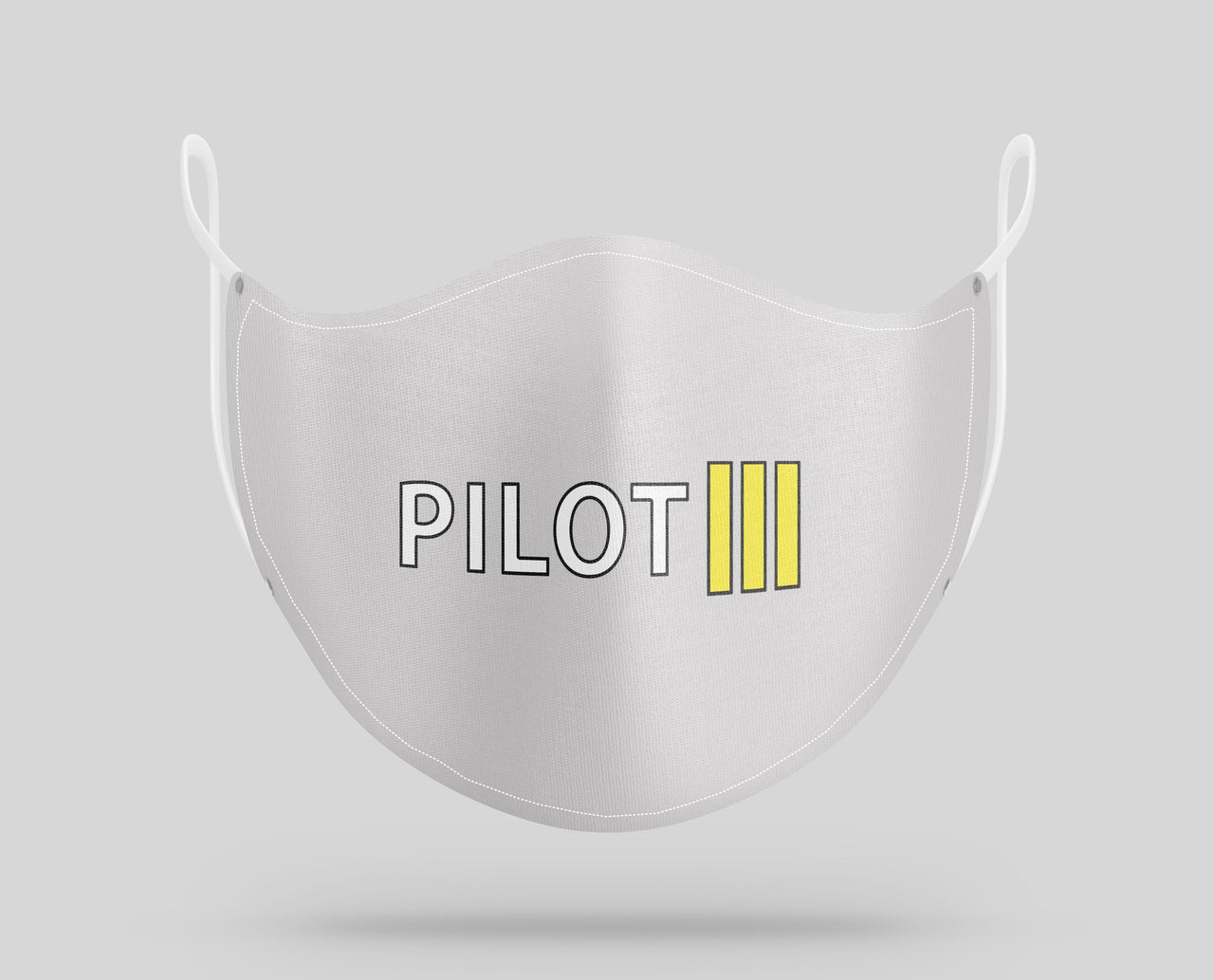 Pilot & Stripes (3 Lines) Designed Face Masks