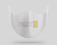 Thumbnail for Pilot & Stripes (3 Lines) Designed Face Masks
