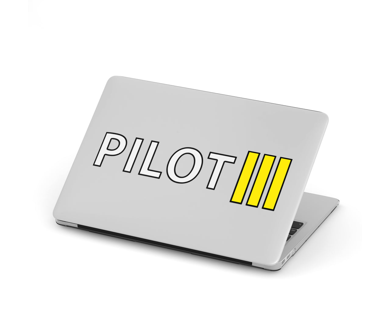 Pilot & Stripes (3 Lines) Designed Macbook Cases