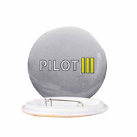 Thumbnail for Pilot & Stripes (3 Lines) Designed Pins