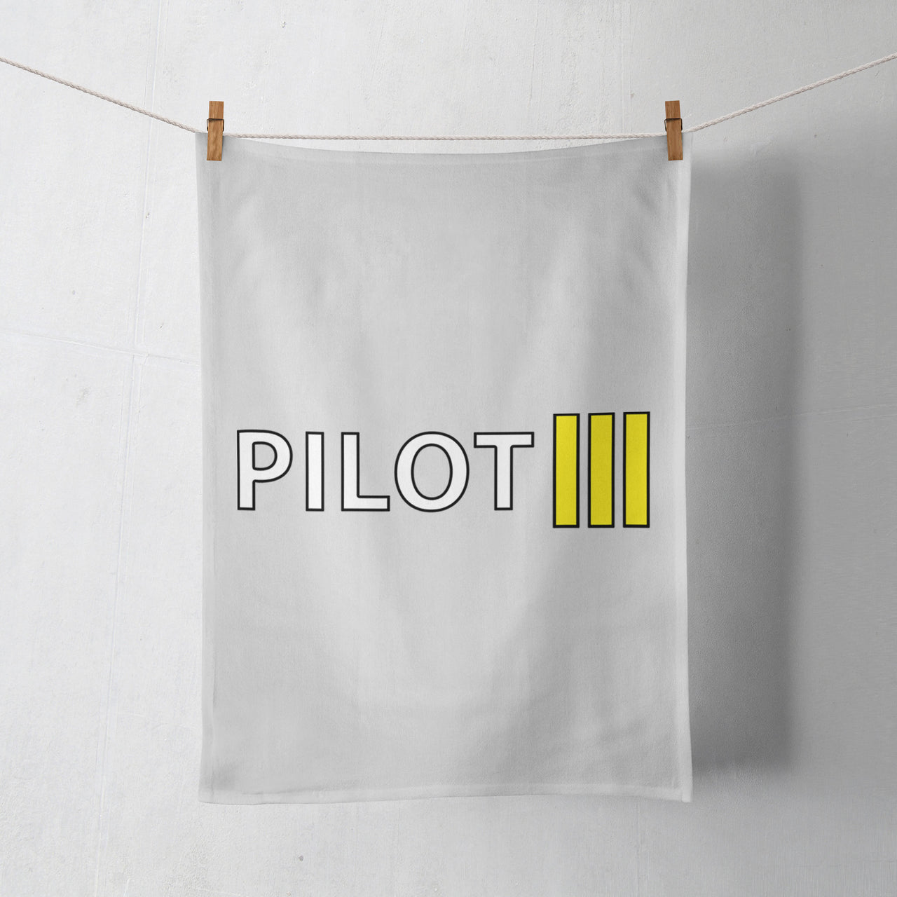 Pilot & Stripes (3 Lines) Designed Towels
