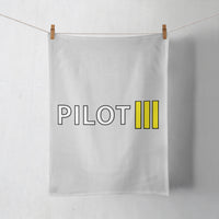 Thumbnail for Pilot & Stripes (3 Lines) Designed Towels