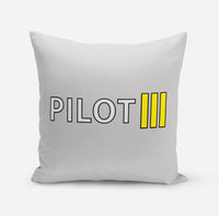 Thumbnail for Pilot & Stripes (3 Lines) Designed Pillows