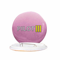 Thumbnail for Pilot & Stripes (3 Lines) Designed Pins