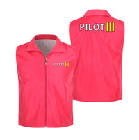 Thumbnail for Pilot & Stripes (3 Lines) Designed Thin Style Vests