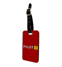 Thumbnail for Pilot & Stripes (3 Lines) Designed Luggage Tag