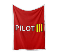 Thumbnail for Pilot & Stripes (3 Lines) Designed Bed Blankets & Covers