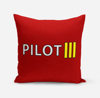 Thumbnail for Pilot & Stripes (3 Lines) Designed Pillows