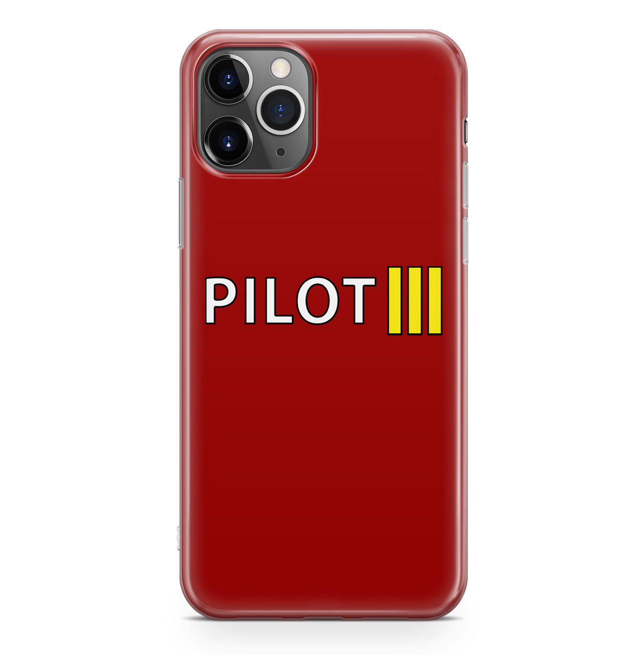 Pilot & Stripes (3 Lines) Designed iPhone Cases