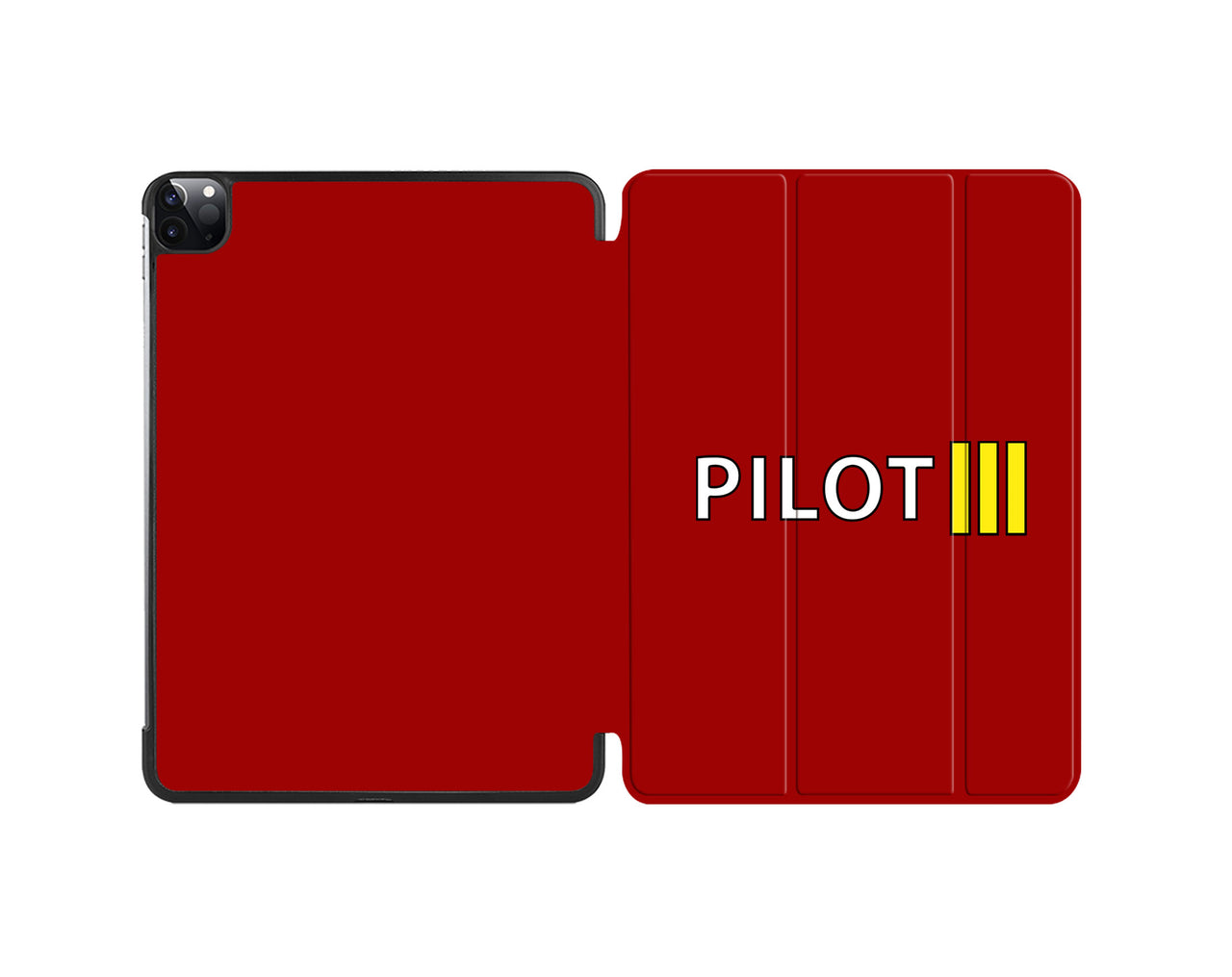 Pilot & Stripes (3 Lines) Designed iPad Cases