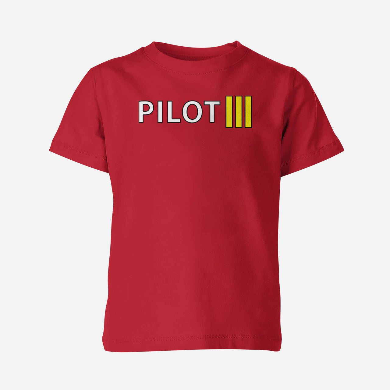 Pilot & Stripes (3 Lines) Designed Children T-Shirts